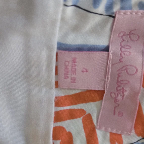 Lilly Pulitzer Blue and White Sailboat Mini Skirt - Picture 5 of 8